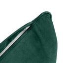 Model V4 - Velvet Indoor Daybed Bolster Pillow Backrest Cushion |COVERS ONLY|