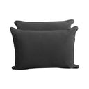 Model V4 - Velvet Indoor Daybed Bolster Pillow Backrest Cushion |COVERS ONLY|