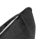 Model V4 - Velvet Indoor Daybed Bolster Pillow Backrest Cushion |COVERS ONLY|