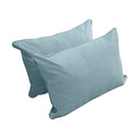 Model V4 - Velvet Indoor Daybed Mattress Bolster Backrest Cushions and Covers |Complete Set|