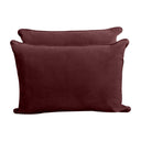 Model V4 - Velvet Indoor Daybed Mattress Bolster Pillow Backrest Cushion |COVERS ONLY|
