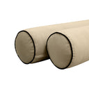 Model V5 - Velvet Indoor Daybed Mattress Bolster Pillows and Covers |Complete Set|