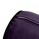 Model V6 - Velvet Indoor Daybed Bolster Pillow Cushion |COVERS ONLY|
