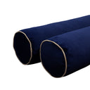 Model V6 - Velvet Indoor Daybed Mattress Bolster Pillows and Covers |Complete Set|