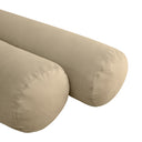 Model V5 - Velvet Indoor Daybed Bolster Pillow Cushion |COVERS ONLY|