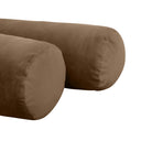 Model V5 - Velvet Indoor Daybed Bolster Pillow Cushion |COVERS ONLY|