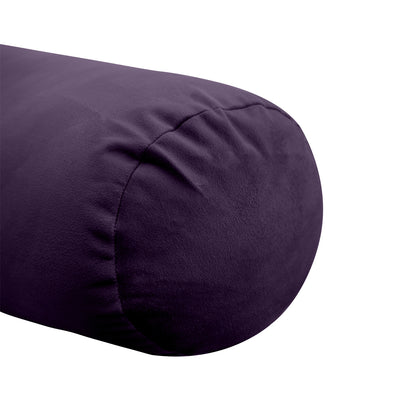 Model V5 - Velvet Indoor Daybed Bolster Pillow Cushion |COVERS ONLY|