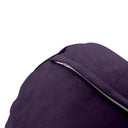 Model V3 - Velvet Indoor Daybed Bolster Pillow Backrest Cushion |COVERS ONLY|