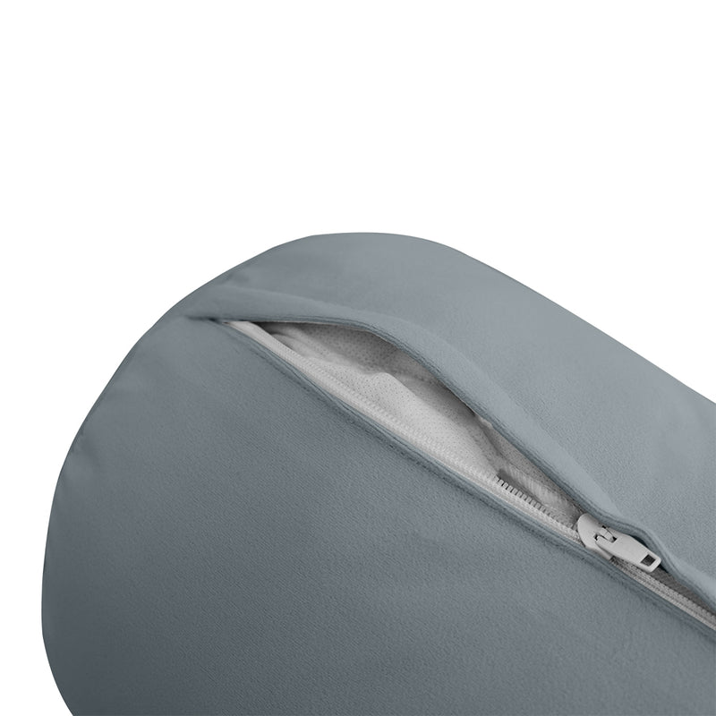 COVER ONLY Model V1 Full Velvet Knife Edge Indoor Daybed Cushion Bolster - AD347