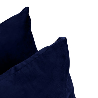 COVER ONLY Model V1 Twin Velvet Knife Edge Indoor Daybed Cushion Bolster - AD373