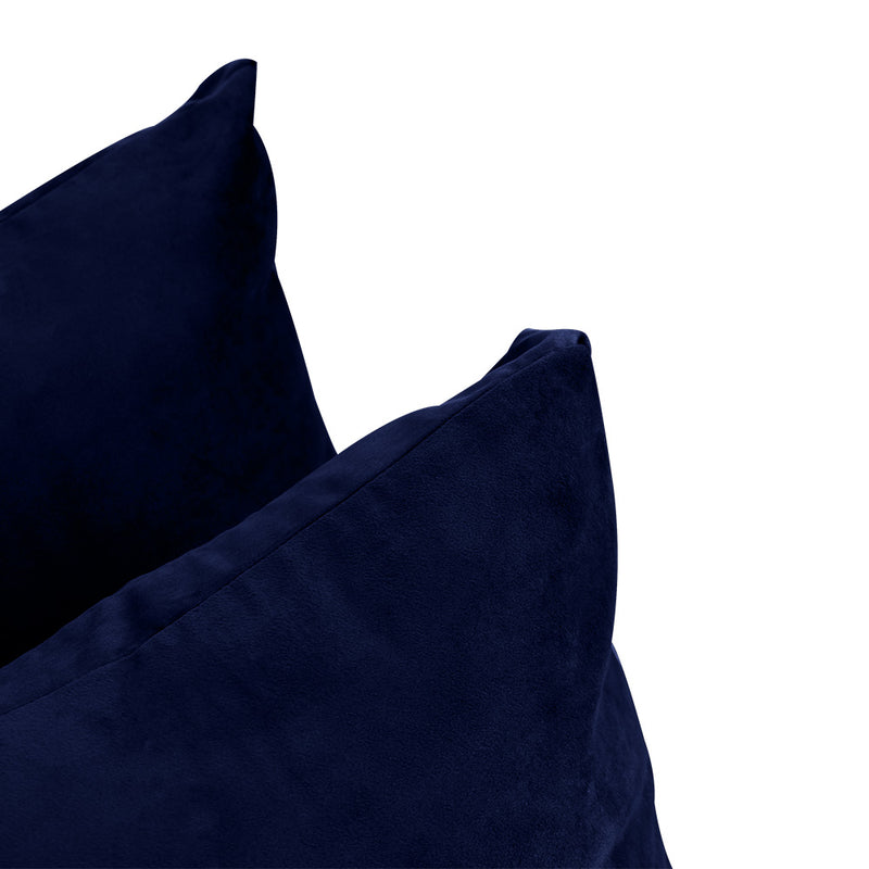COVER ONLY Model V1 Twin Velvet Knife Edge Indoor Daybed Cushion Bolster - AD373