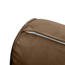 Model V5 - Velvet Indoor Daybed Mattress Bolster Pillow |COVERS ONLY|