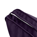 Model V3 - Velvet Indoor Daybed Bolster Pillow Backrest Cushion |COVERS ONLY|