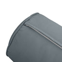 Model V5 - Velvet Indoor Daybed Bolster Pillow Cushion |COVERS ONLY|