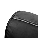 Model V3 - Velvet Indoor Daybed Bolster Pillow Backrest Cushion |COVERS ONLY|