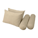 Model V1 - Velvet Indoor Daybed Mattress Bolster Pillow Backrest Cushion |COVERS ONLY|