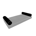 Model V5 - Velvet Indoor Daybed Bolster Pillow Cushion |COVERS ONLY|