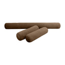 Model V6 - Velvet Indoor Daybed Bolster Pillow Cushion |COVERS ONLY|