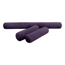 Model V6 - Velvet Indoor Daybed Mattress Bolster Pillows and Covers |Complete Set|