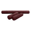 Model V6 - Velvet Indoor Daybed Mattress Bolster Pillows and Covers |Complete Set|