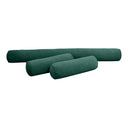 Model V6 - Velvet Indoor Daybed Bolster Pillow Cushion |COVERS ONLY|
