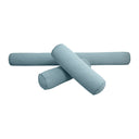 Model V6 - Velvet Indoor Daybed Bolster Pillow Cushion |COVERS ONLY|