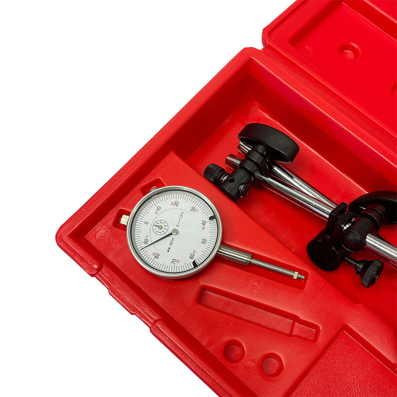 0-1" Dial Indicator with 130 Lb Magnetic Base and Point Precision Inspection Set