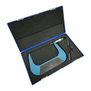6-7 inch precision micrometer gauge with carbide faces in case