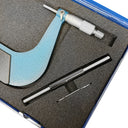 Outside Micrometer 6-7" Range .0001" Resolution Ratchet Stop Thimble Precision Tool for Metalworking, Machinist, Workshop Measurement