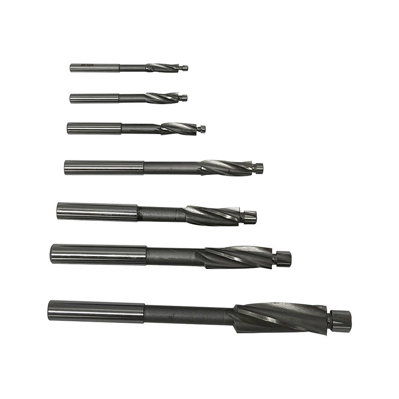 7 Pcs HSS Solid Cap screw Counterbore Set 6