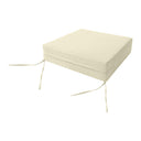 Large Size Outdoor Deep Seat Back Rest Bolster Cushion Insert and Slip Cover Set