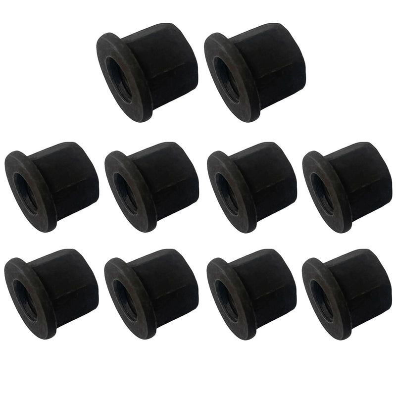 10 Pc Thread Flange Nut 1/2&