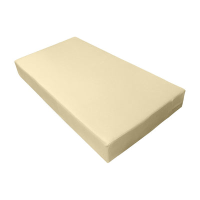 Outdoor Mattress Fitted Sheet Twin Size (75" x 39" x 8") Slip Cover Only
