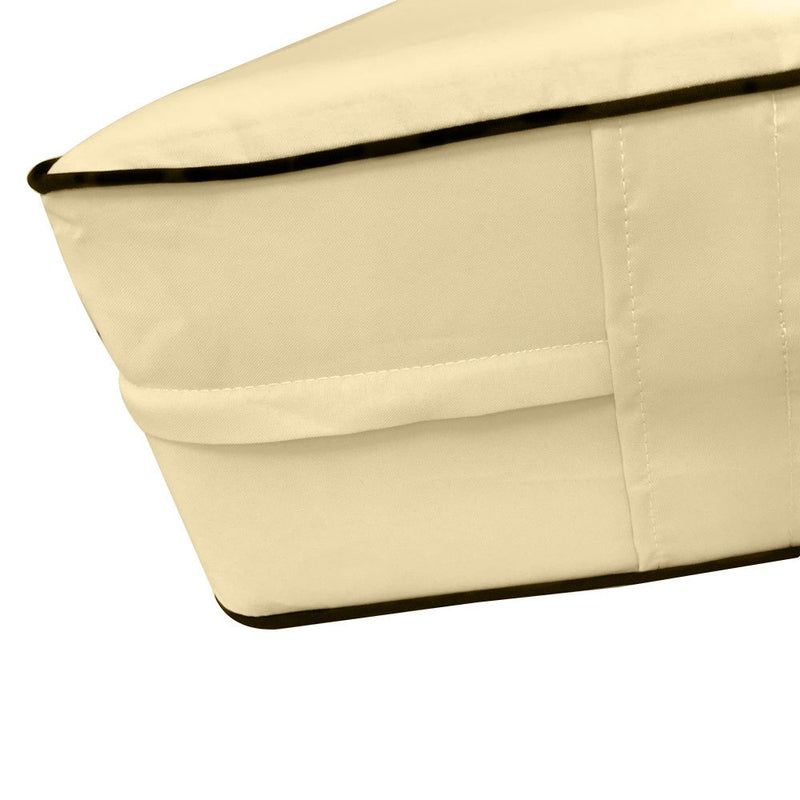 Outdoor Mattress Fitted Sheet Twin Size (75" x 39" x 8") Slip Cover Only