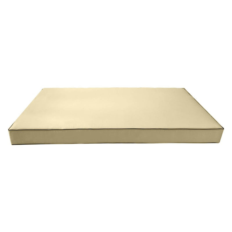 Outdoor Mattress Fitted Sheet Twin Size (75" x 39" x 8") Slip Cover Only