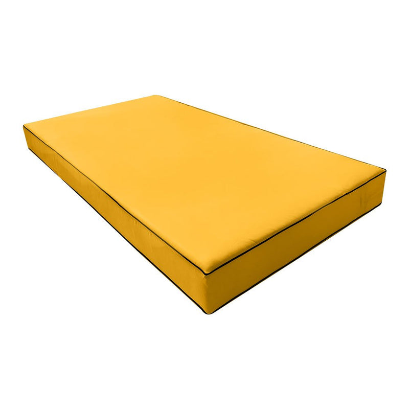 Outdoor Mattress Fitted Sheet Twin Size (75" x 39" x 8") Slip Cover Only