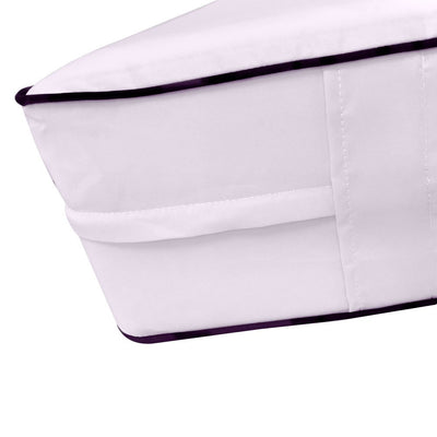 Outdoor Mattress Fitted Sheet Twin Size (75" x 39" x 8") Slip Cover Only