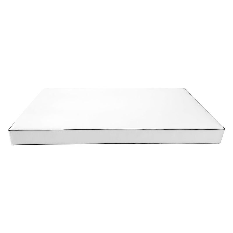Outdoor Mattress Fitted Sheet Twin Size (75" x 39" x 8") Slip Cover Only