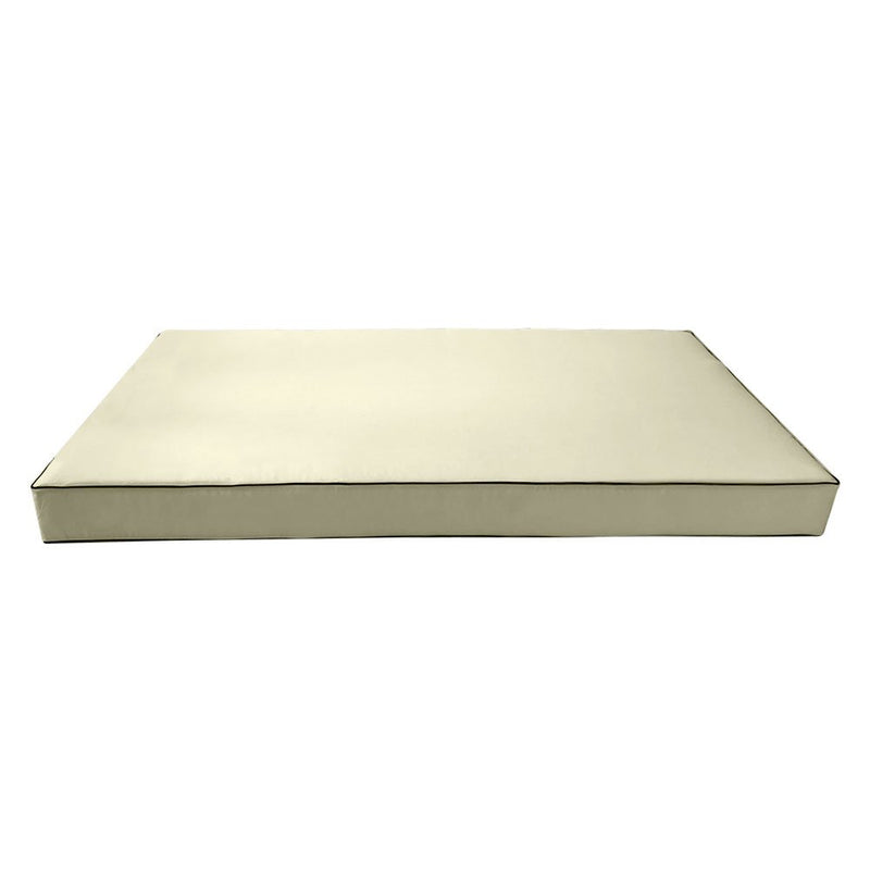 Outdoor Mattress Fitted Sheet Twin Size (75" x 39" x 8") Slip Cover Only