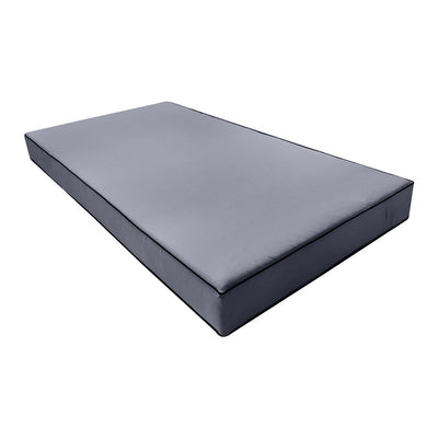 Outdoor Mattress Fitted Sheet Twin Size (75" x 39" x 8") Slip Cover Only