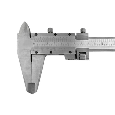 12" Precision Vernier Caliper Long Jaw Stainless Steel Vernier Fine Adjustment .001'' Grad