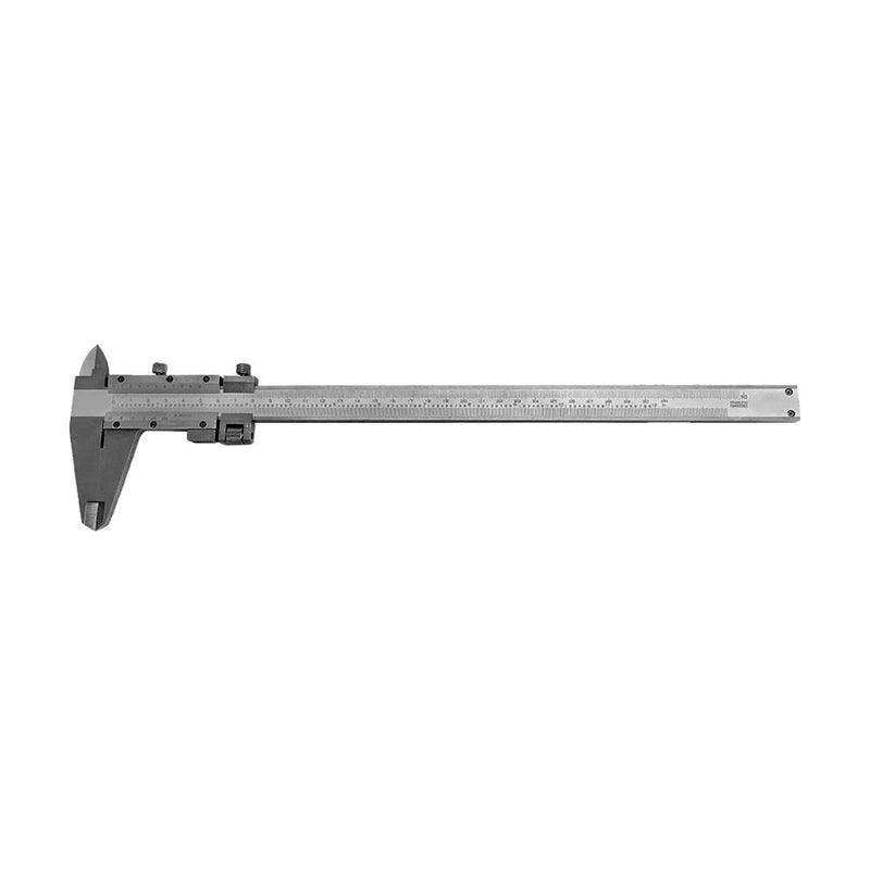 12" Precision Vernier Caliper Long Jaw Stainless Steel Vernier Fine Adjustment .001&