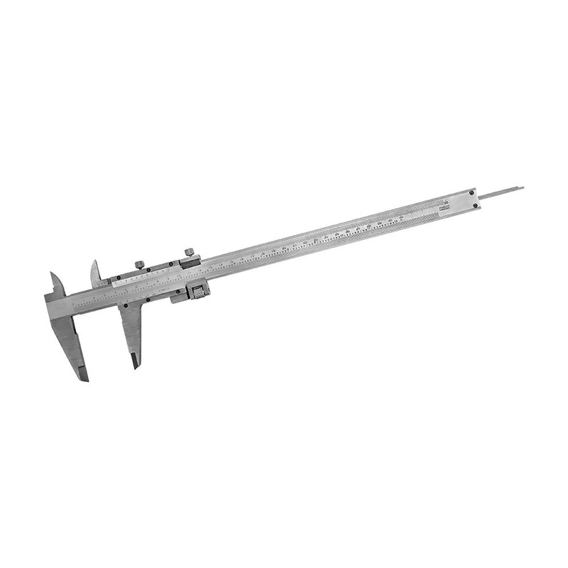 12" Precision Vernier Caliper Long Jaw Stainless Steel Vernier Fine Adjustment .001&