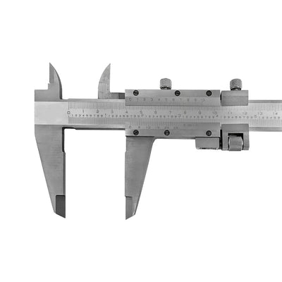 12" Precision Vernier Caliper Long Jaw Stainless Steel Vernier Fine Adjustment .001'' Grad