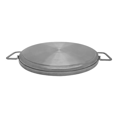 Stainless Steel Flat Comal Griddle Pan 20" With Extra Bottom Layer