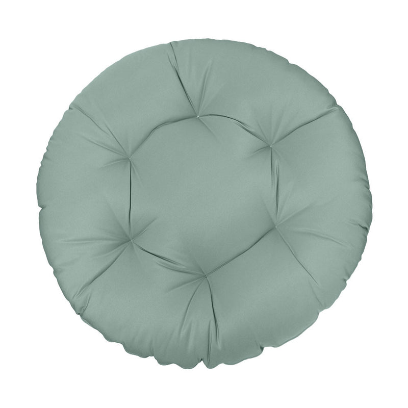 44" x 6" Outdoor/Indoor Round Papasan Ottoman Cushion Pillow Swing Chair