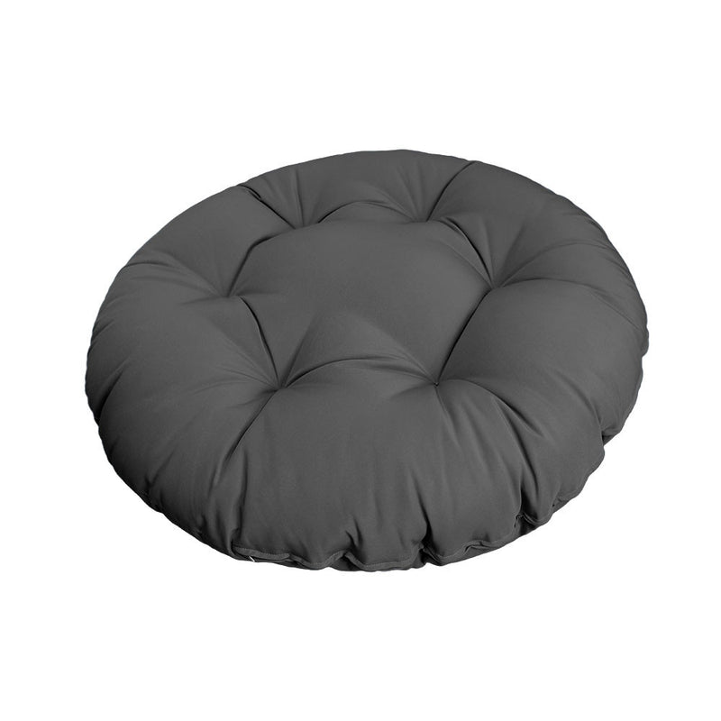 44" x 6" Outdoor/Indoor Round Papasan Ottoman Cushion Pillow Swing Chair