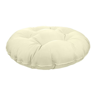 44" x 6" Outdoor/Indoor Round Papasan Ottoman Cushion Pillow Swing Chair