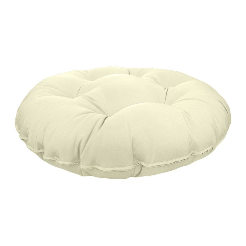 44" x 6" Outdoor/Indoor Round Papasan Ottoman Cushion Pillow Swing Chair