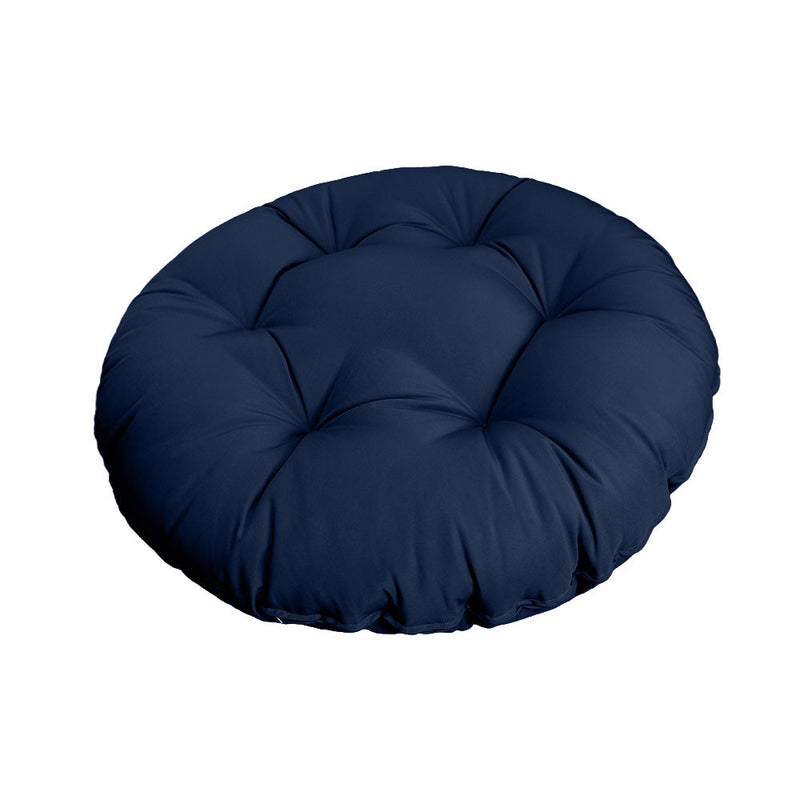 44" x 6" Outdoor/Indoor Round Papasan Ottoman Cushion Pillow Swing Chair